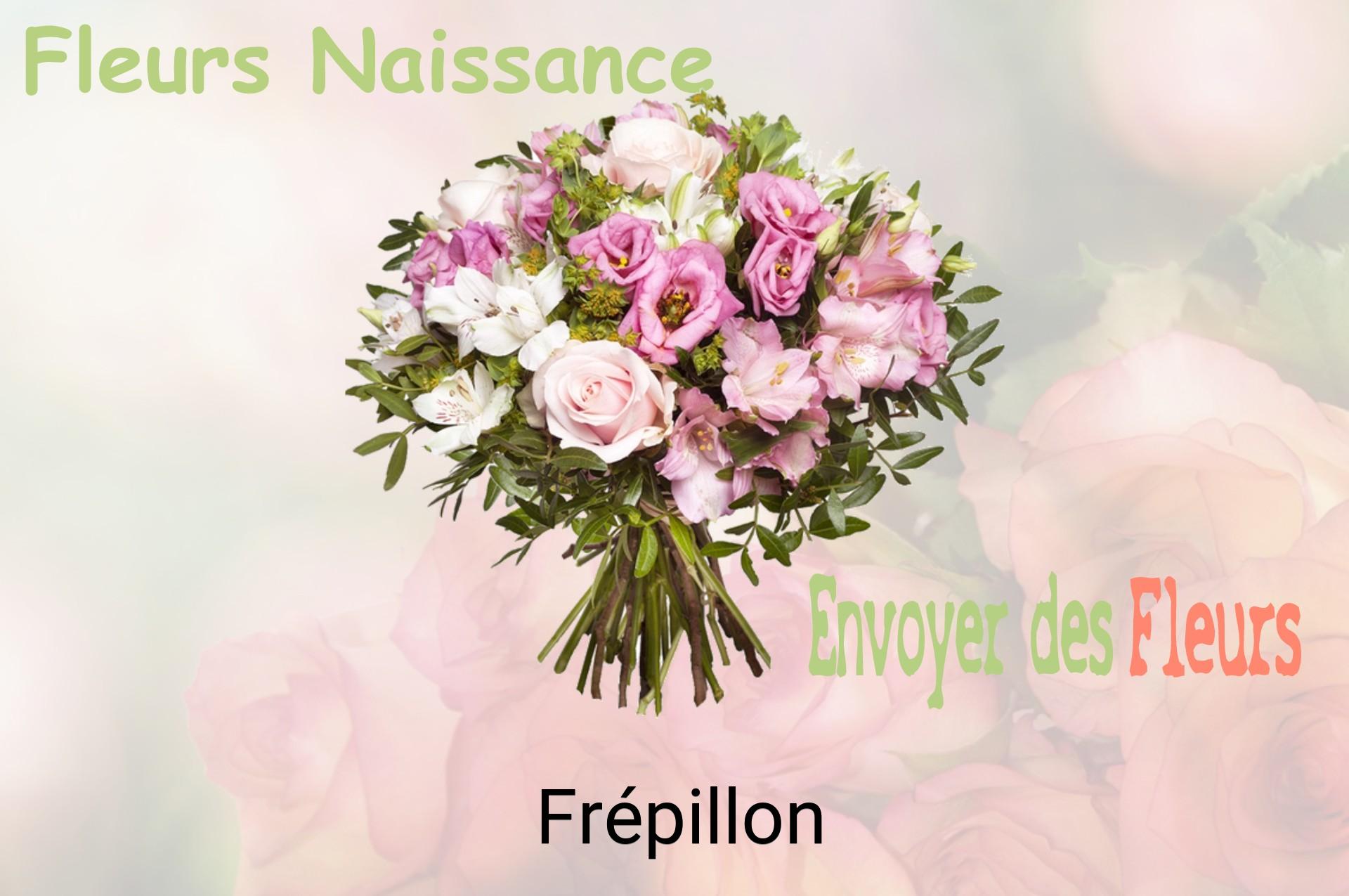 Bouquet de fleurs de naissance livré à Frépillon